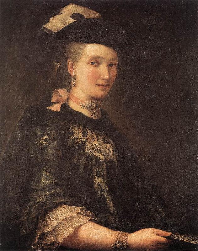 LONGHI, Alessandro Portrait of a Lady d Spain oil painting art